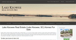 Desktop Screenshot of lakekeoweerealestatepro.com